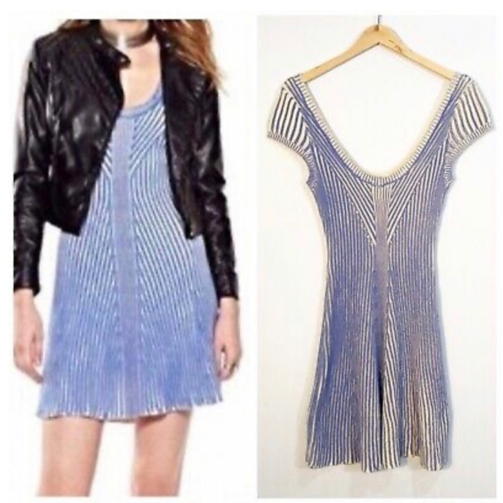 FREE PEOPLE hot off the press mini dress